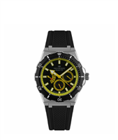 Reloj Pryngeps JAMAICA in Acero A1216 BK/GIALLO
